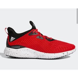 Mens Adidas Alphabounce 1 Shoes,Vivid Red/Core‎ Black/White Size 7